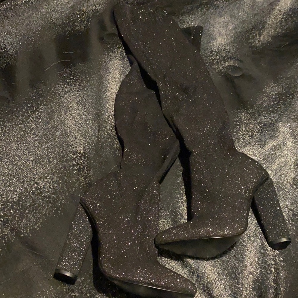 Steve Madden thigh high heeled boots